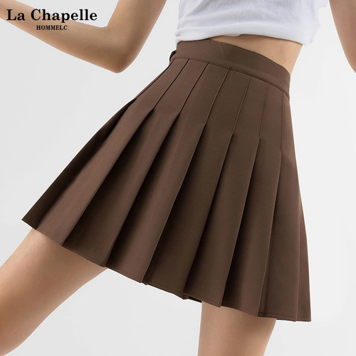 Pleated Skirt  New Plus Size A-line Skirt for Women JK Dress Spring Summer Fat Girl Versatile High-Waisted Short Skirt
