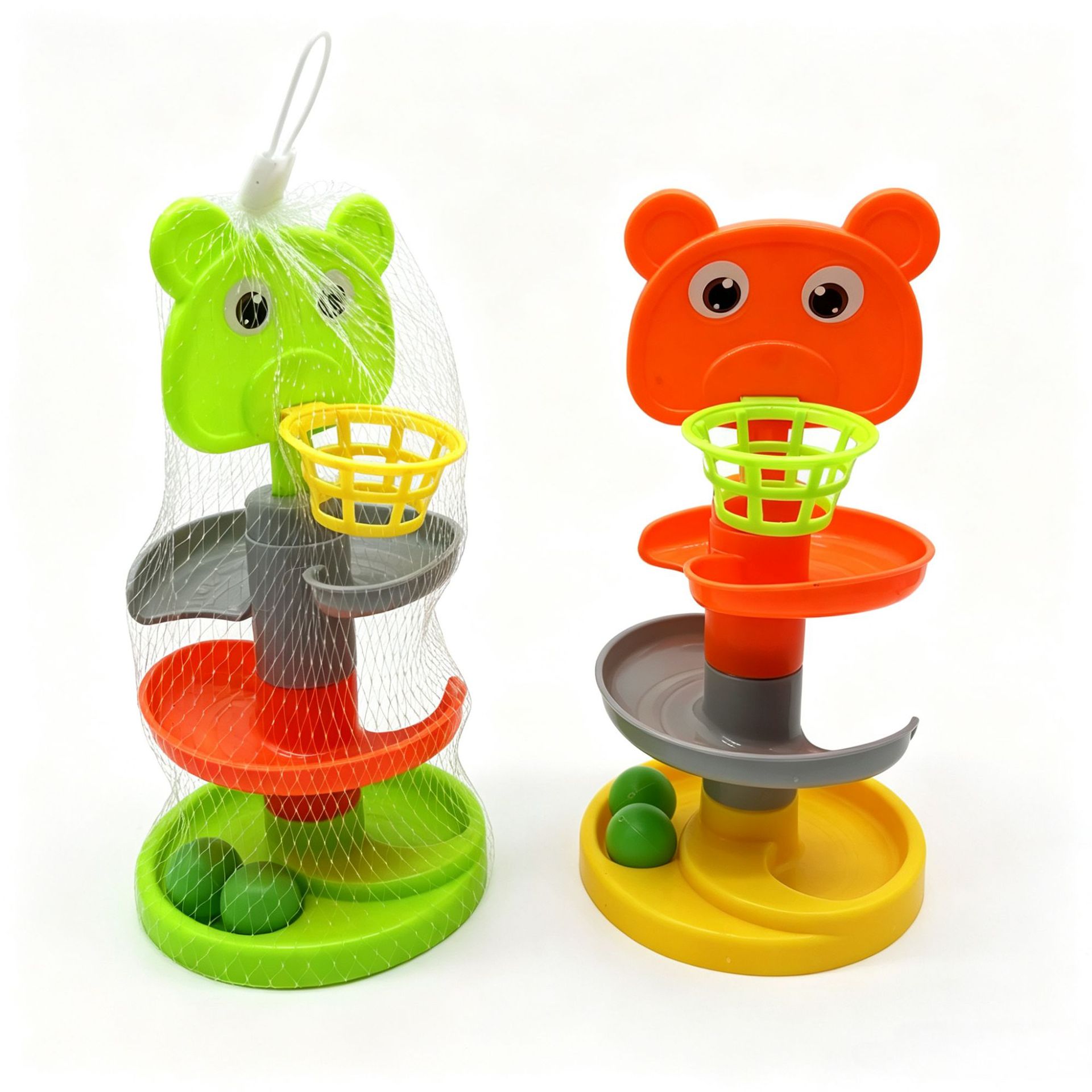 Juguetes infantiles orbita giratoria dibujos animados baloncesto juguetes de beneficio juegos de mesa para bebés de pico y pico