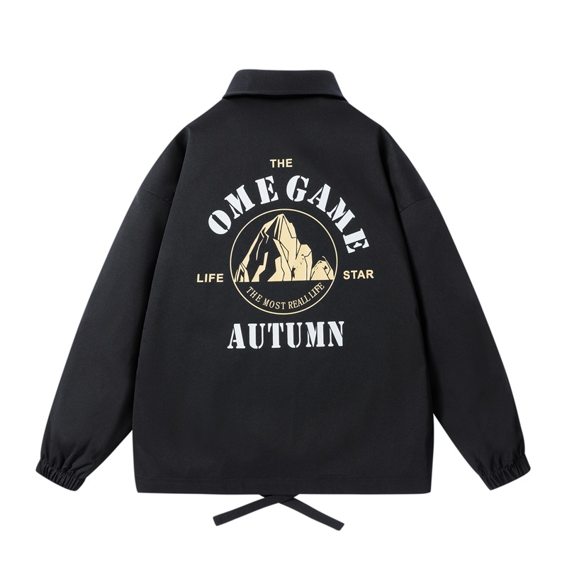 2024 chaqueta de otoño chaqueta de moda de hombre chaqueta de pareja casual suelta chaqueta superior versátil