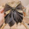 Cute hairpins with bow with tassels, hairgrip, hair accessory, light luxury style, Korean style