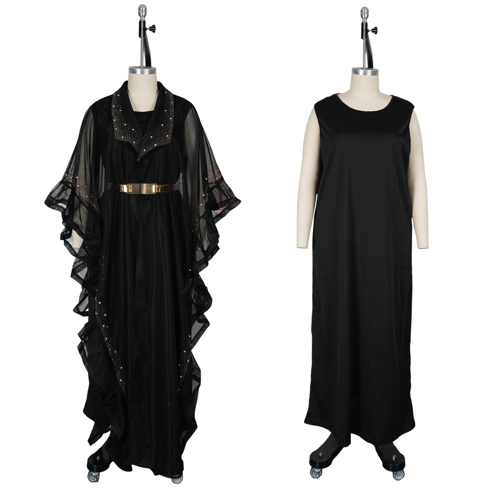 Cross-border Foreign Trade Middle Eastern Muslim Robe Cardigan European And American Dubai Elegant Women's Dress_ecoleips.com