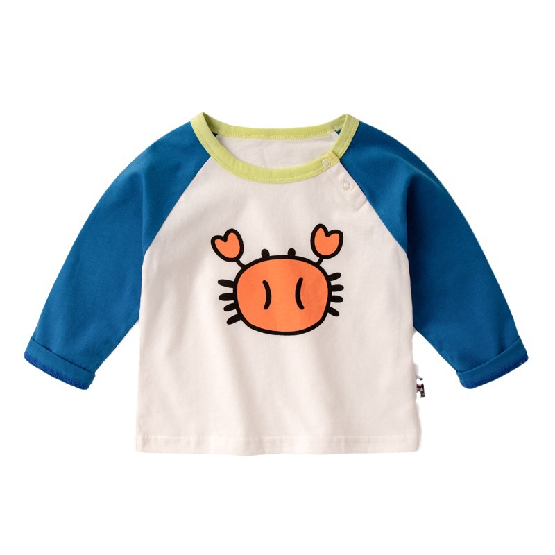 Dudu Home Baby Camiseta de manga larga Primavera para mujer Camisa de fondo para niños Tops para niños Ropa para niños Ropa para bebés