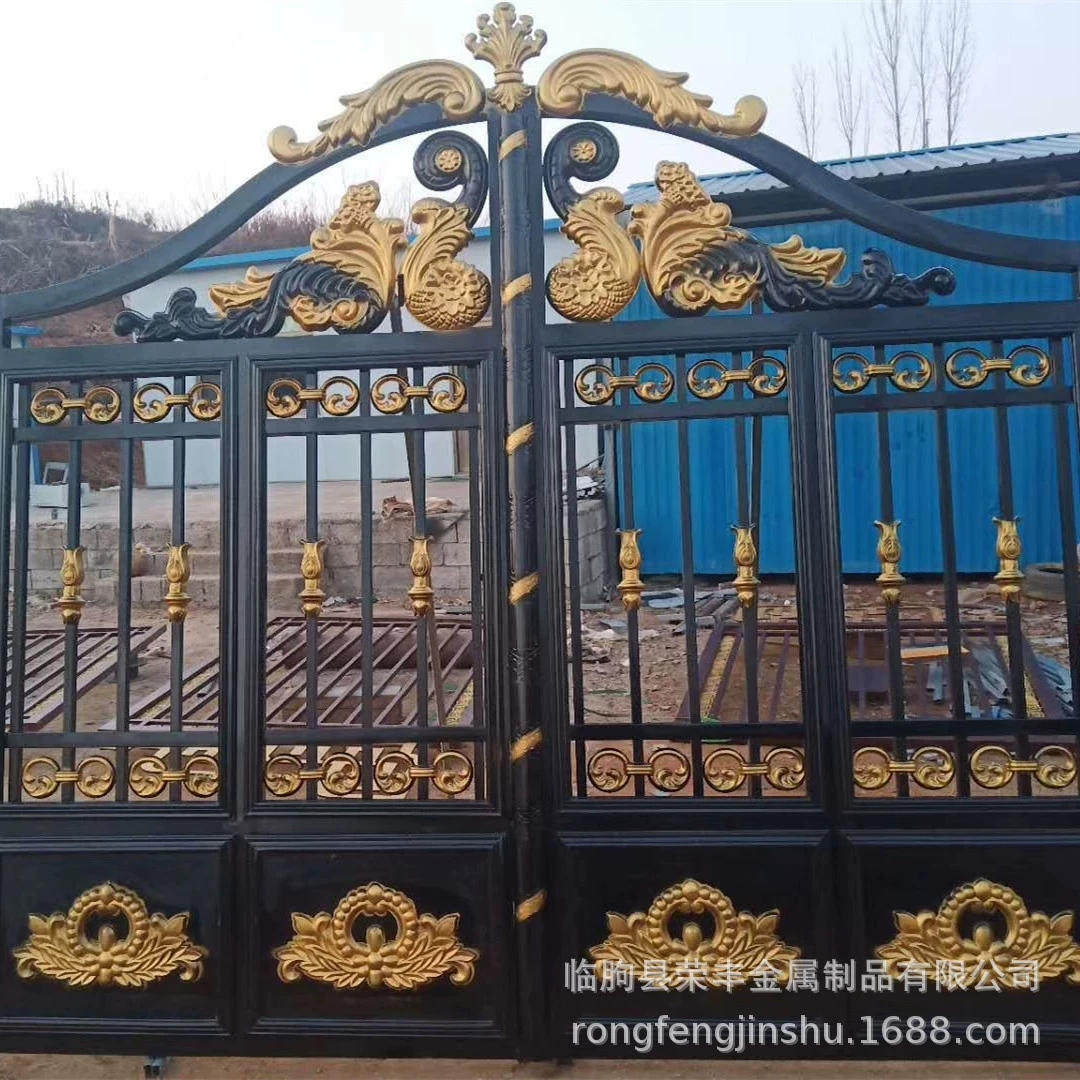 Производители поставляют общественные ворота Welcome Gate Tower European -style Iron Triumph Village Estuary Community Large Arch