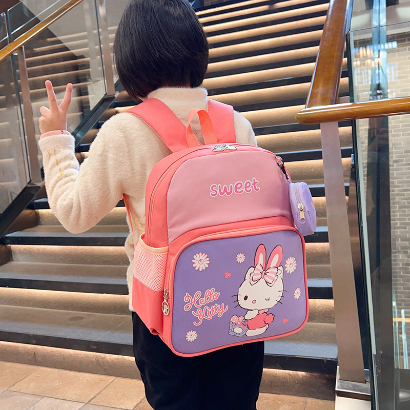 Mochila de jardín de infantes para niños 4 - 7 años de niña bebé bolsas lindas bolsas de dibujos animados para niños