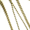 Spherical round beads, copper accessory, chain