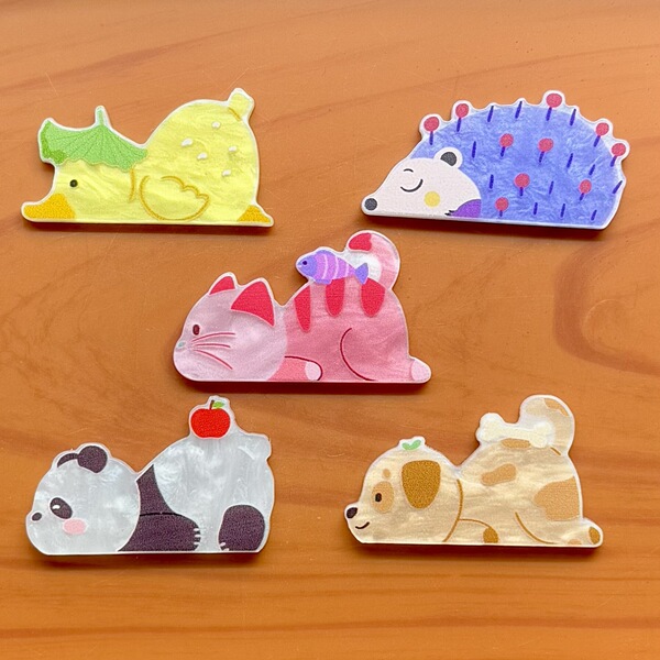 Acrylic cartoon cute sticker