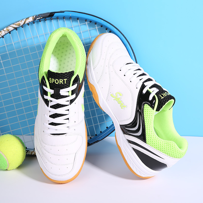 High quality new tennis shoes table tennis shoes color matching soft surface breathable sports badminton professional club