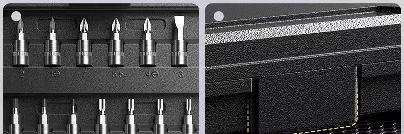 46-piece combination tool set for car repair, complete set of socket wrenches, household screwdriver set