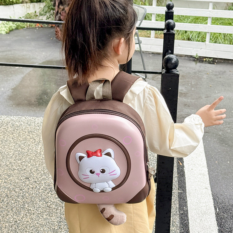 Cartoon anti-perdida para niños bolsas escolares de jardín de infantes respirables mochila para niños pequeños y medianos