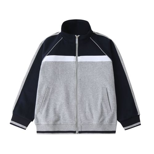 Primary and secondary school uniforms, college children's class uniforms, zipper shirts, baseball uniforms, British style children's sports two-piece sets