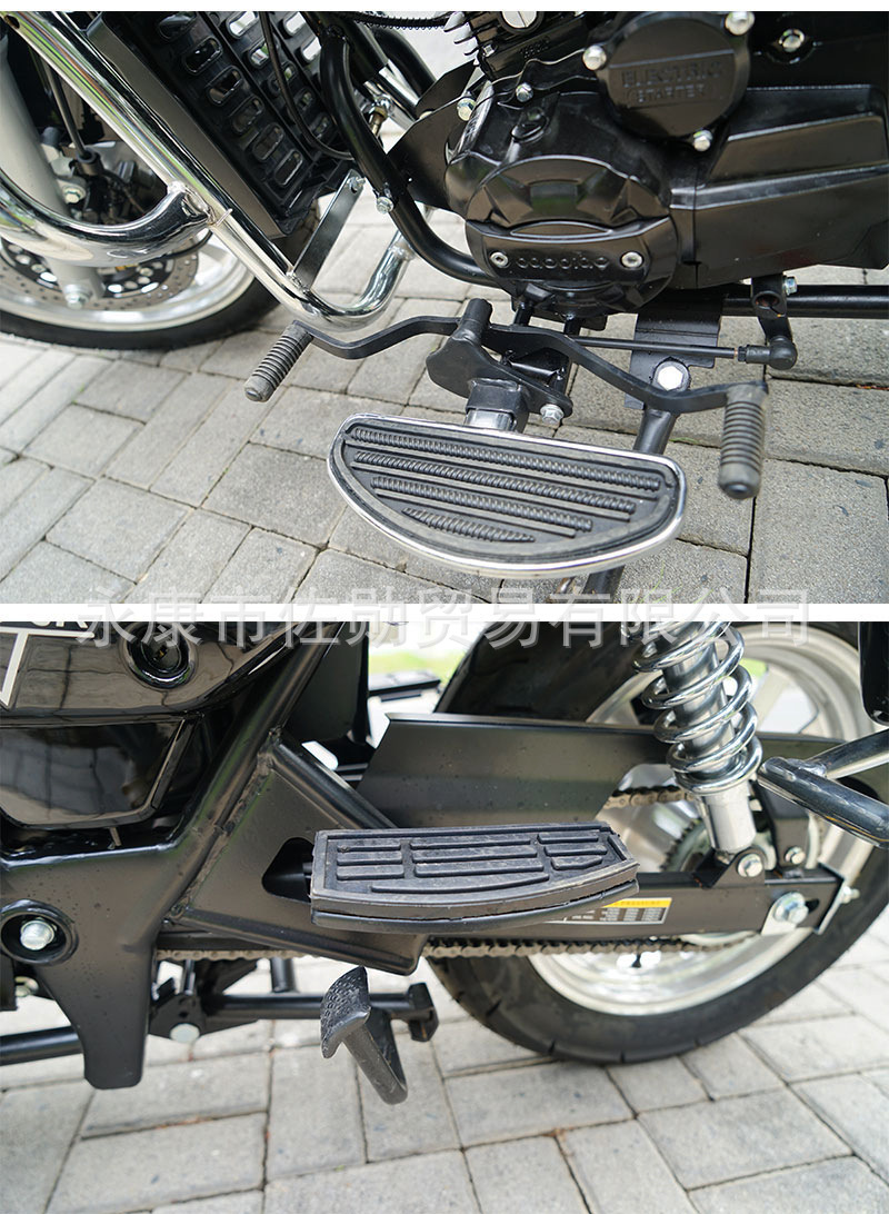 Vintage fully equipped Harley Storm Prince motorcycle, suitable for registration, long-distance passenger-carrying, large-foot pedal, National IV standard motorcycle