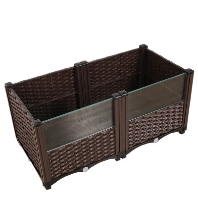 批發代發黃緣半水龜飼養繁殖箱生態造景雨林烏龜缸水陸箱安緣箱