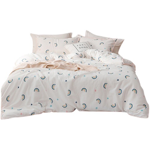 Class A pure cotton gauze double-layer gauze three or four-piece set of maternal and infant newborn children's soft naked sleeping 1.8 bedding
