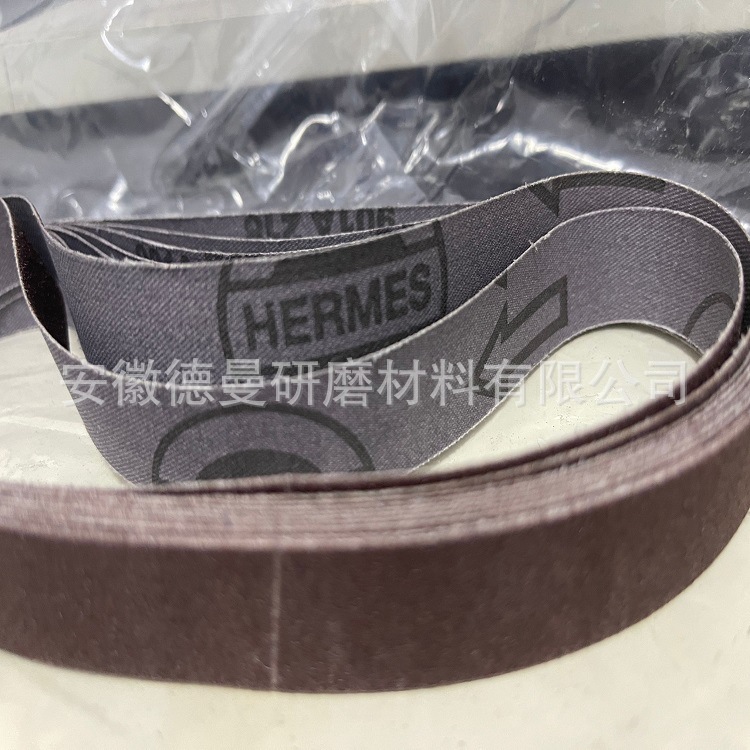 德国HERMES不锈钢板卷去氧化皮砂带RB377YX  金属板材抛光带
