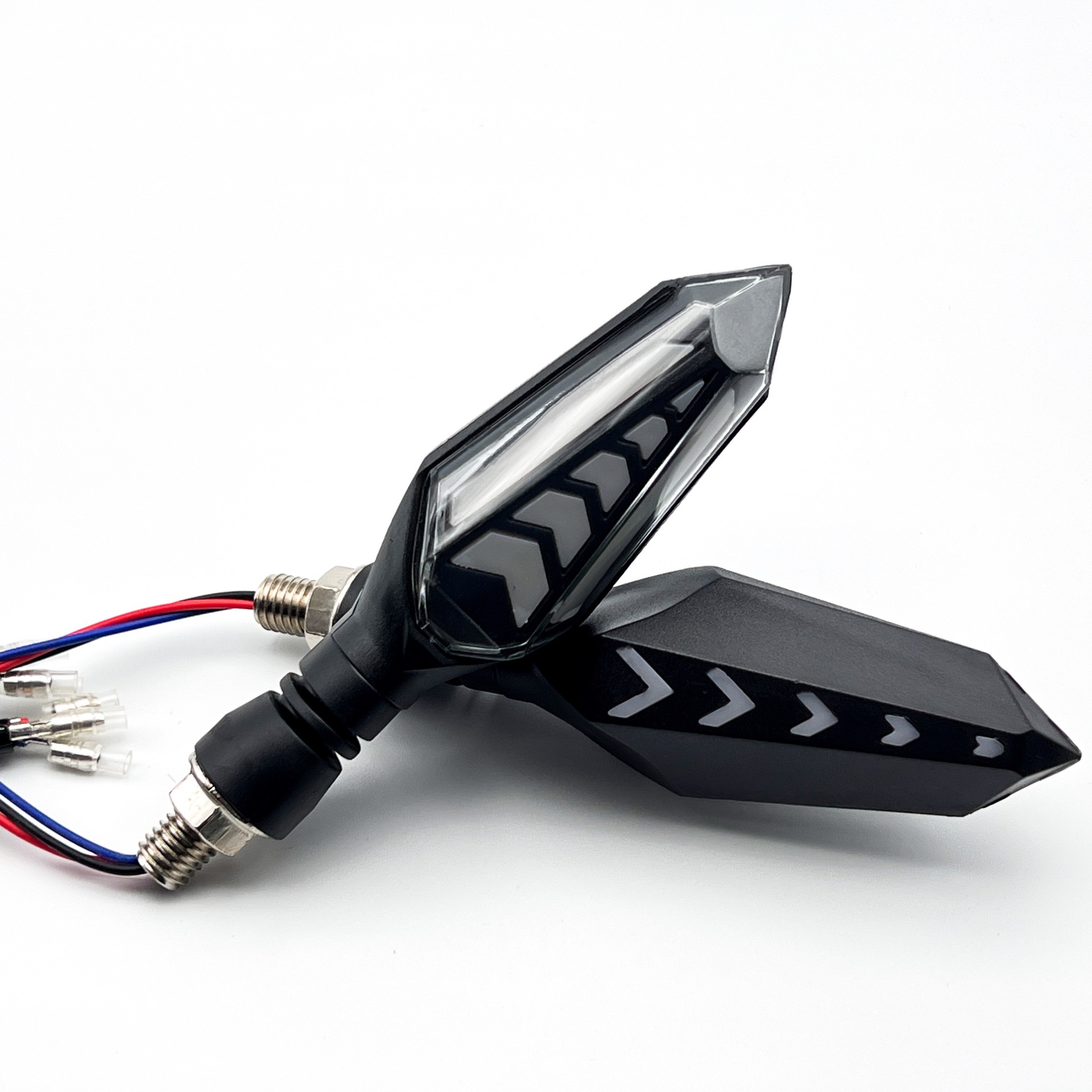 Modificado luz de giro bombilla de agua corriente diurna dirección LED Super brillante luz fuerte impermeable 12V coche eléctrico motocicleta Universal