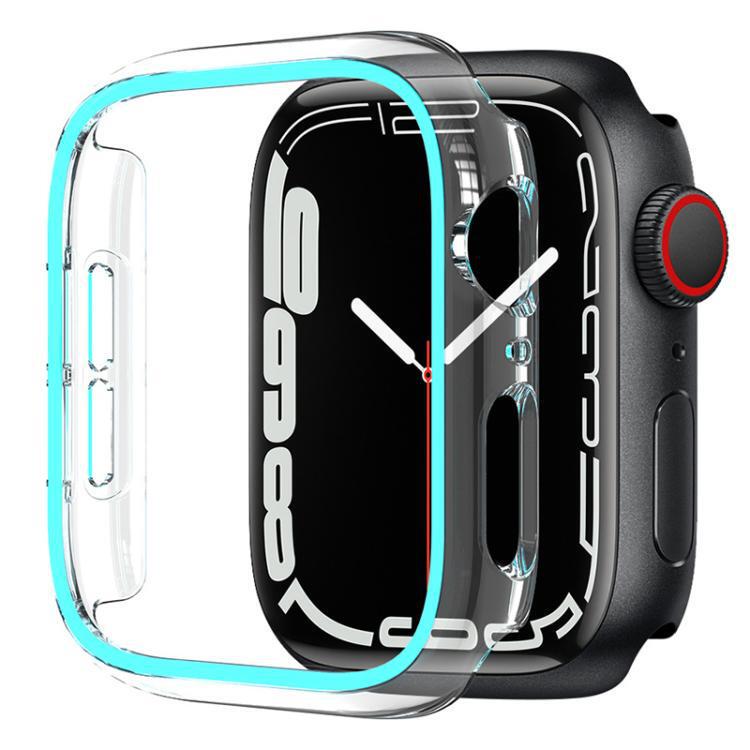 Xdfind Transparent Luminous Half-Cover Hollow Pc Watch Protective Case Xdfind Transparent Luminous Half-Cover Hollow Pc Watch Protective Case