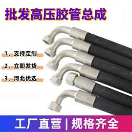 批发高压胶管总成 机械设备用液压油管总成 厂家高压钢丝编织胶管