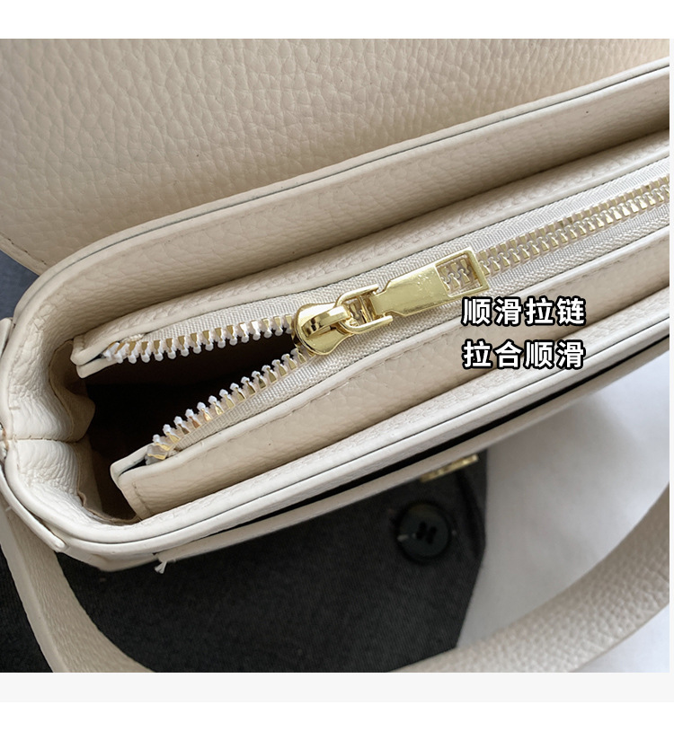 Korean niche fashion handbag for women 2025 new style simple solid color casual small square bag with a sense of high-end crossbody Item Picture