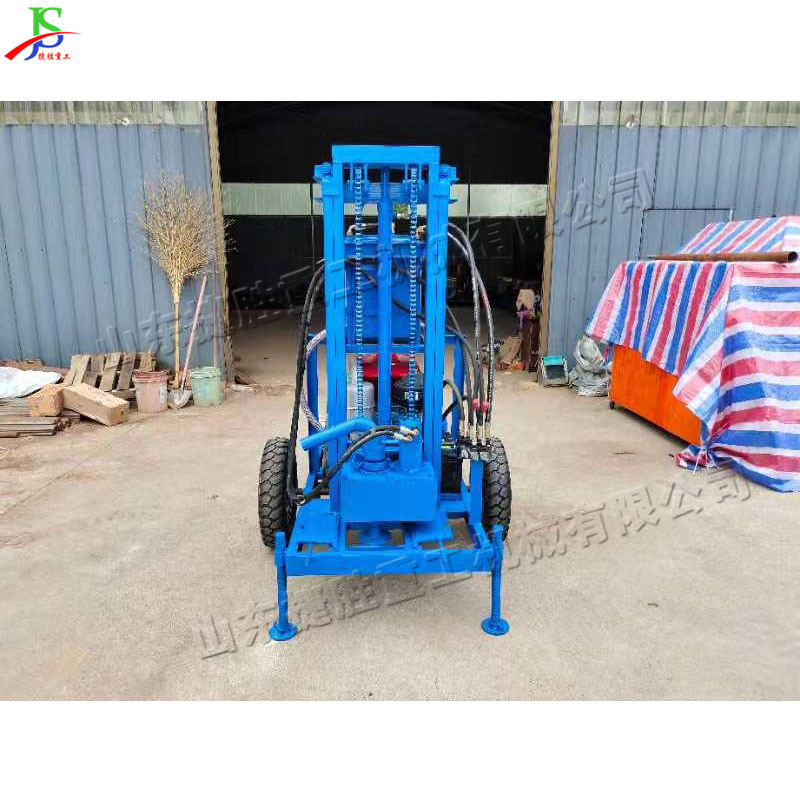 Máquina de perforación diesel hogar tierras de cultivo riego máquina de perforación hidráulica de tracción portátil máquina de perforación de pozos de agua