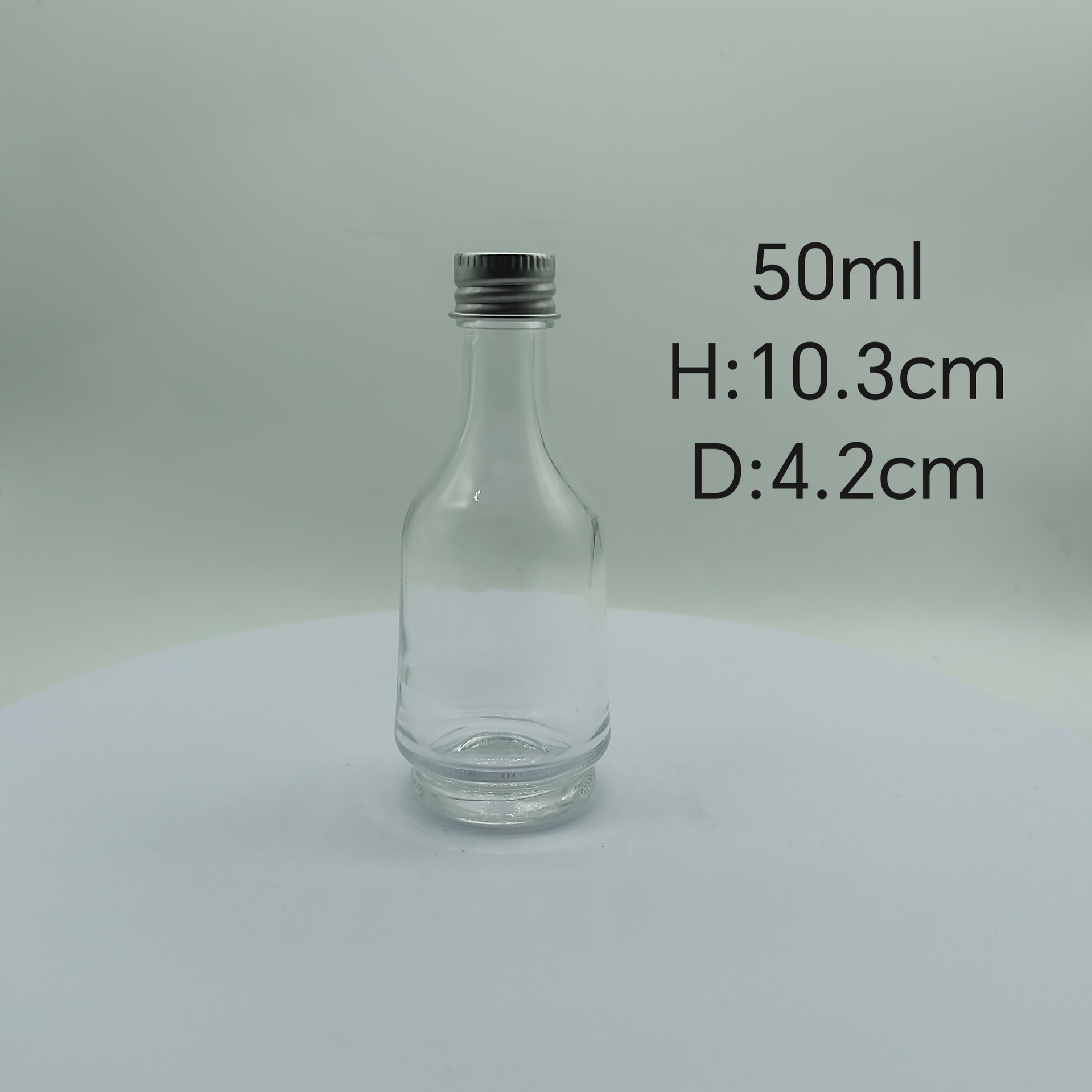 Botella de vino pequeña al por mayor, botella vacía, vidrio transparente grueso 50ml, vino de elaboración propia, vino, vino blanco, botella de vino subenvasada