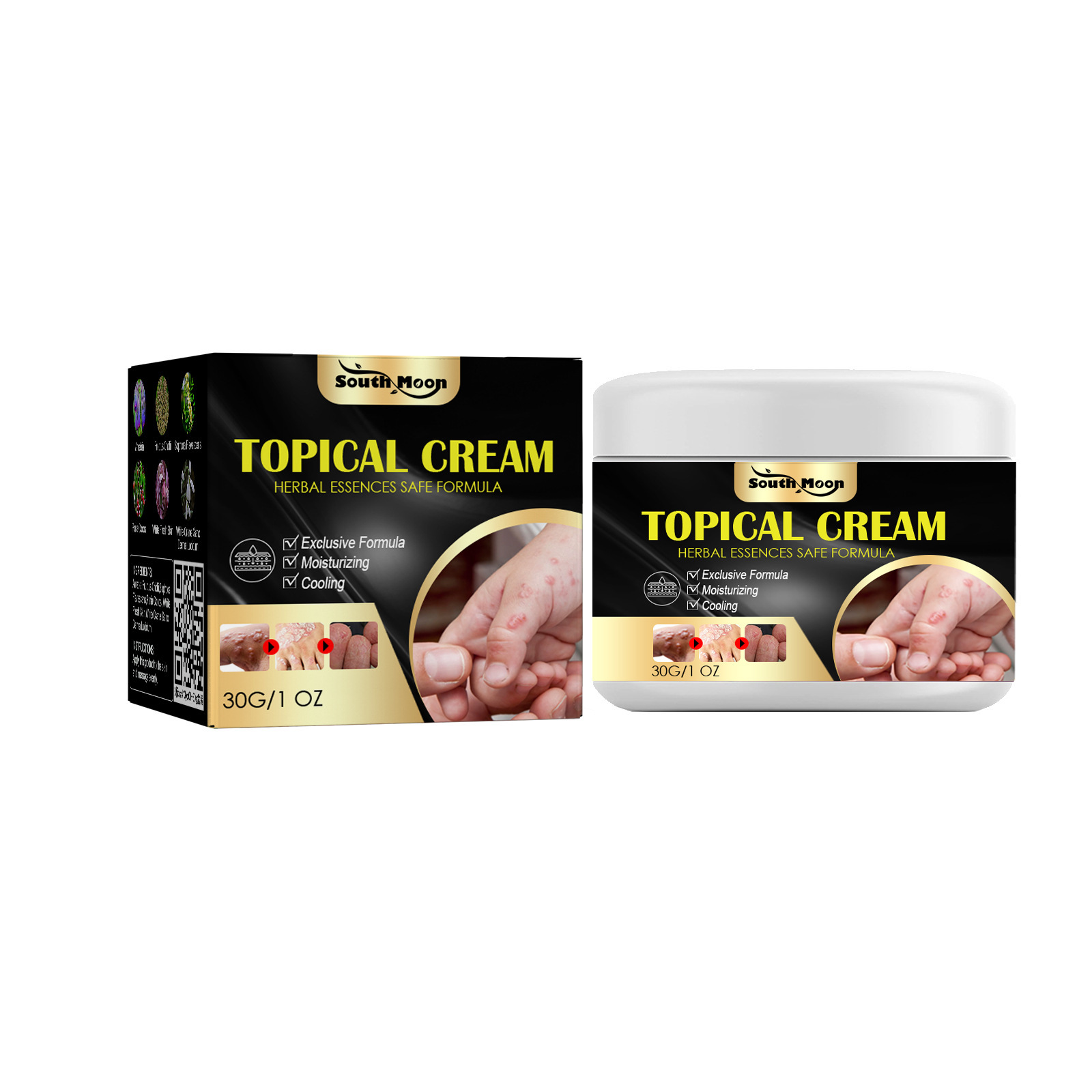 South Moon Gentle Hand and Foot Care Balm, Soft, Refreshing, Moisturizing, Smooth, Hydrating, and Comfortable Cream