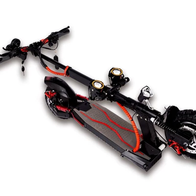 Qatlanan elektrik skuterlər Adults, Dual Shock Absorption, Foldable