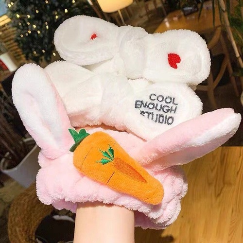 Women's Face Washing Hair Tying Gadget Children's Hairband Elastic Hair Tying Band Wide Edge for Applying Face Masks Headgear Men's Washing Toothbrush Headband