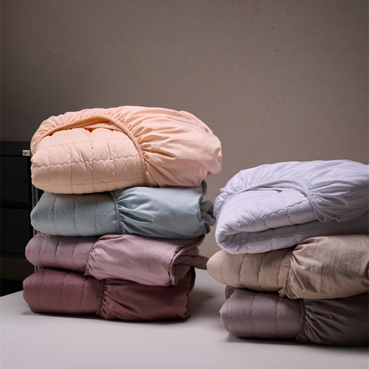 High-End Class a 60-Count Pure Cotton Machine Washable Fitted Sheet Soy Fiber Quilted Mattress Protector Mat Bed Cover Heightening