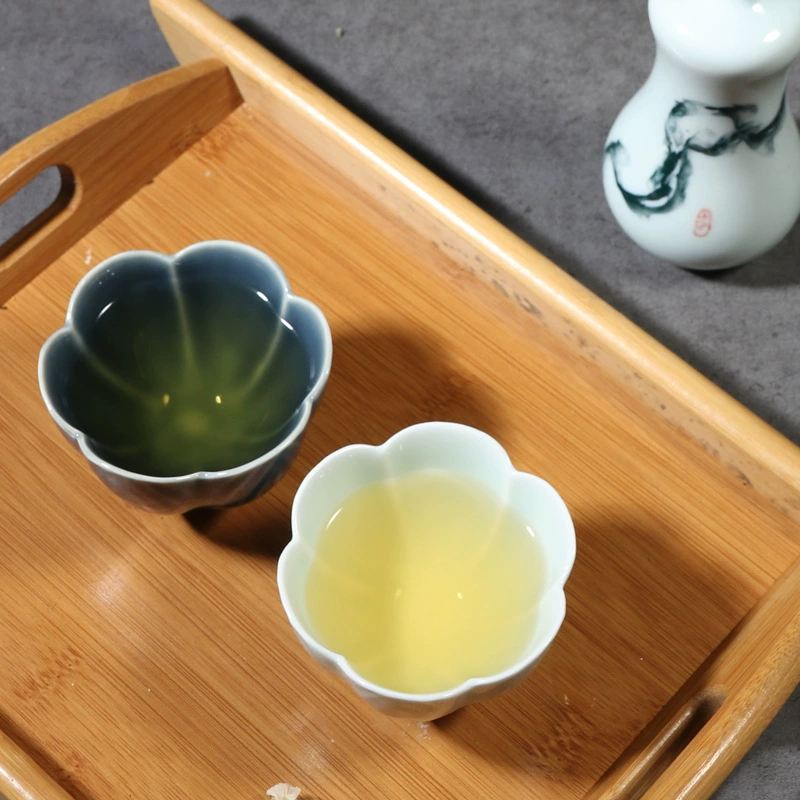 仟瓷雅集 Creative ceramic tea cup, color
