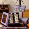 Luoying colorful 6 bowls and 6 spoons high-end gift box