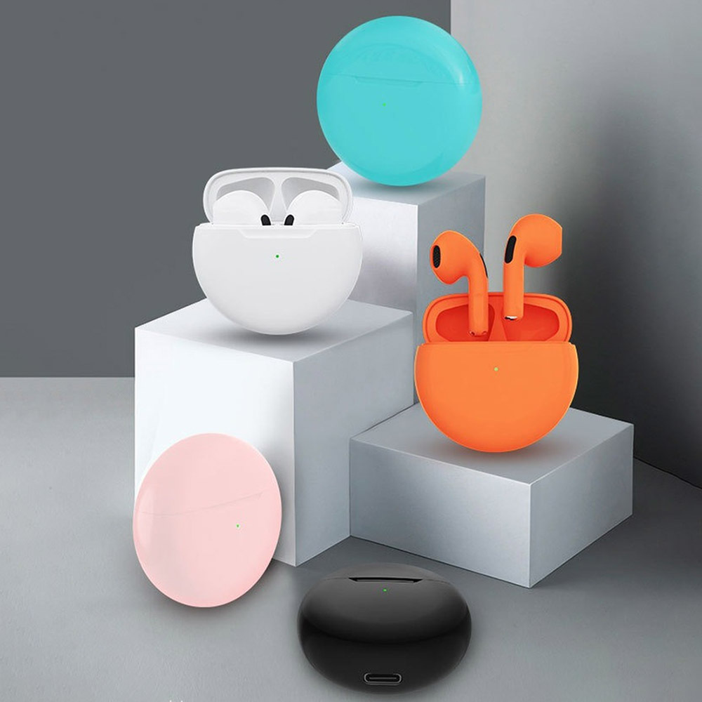 Nuevo transfronterizo real auricular Bluetooth inalámbrico Pro6 macaron TWS deportes estéreo táctil entrega transfronteriza