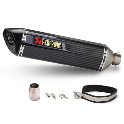scooter, Motorcycle exhaust pipe - 570mm-full-imitation-carbon
