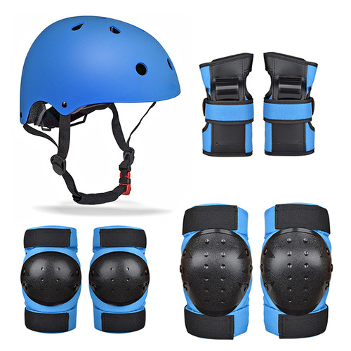 Wholesale children's set helmets protective gear skateboard roller ice skates balance bikes snowboard helmets protective gear
