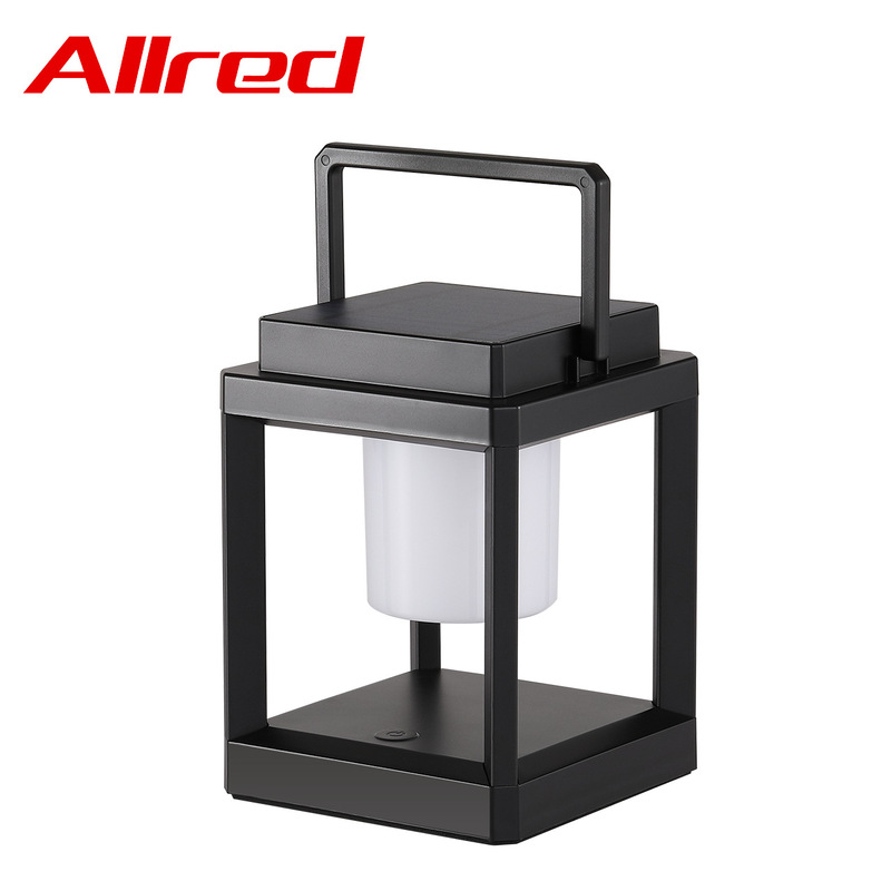 Cross-border Explosions Outdoor Solar Camping Lamp Rechargeable Horse Lamp Tent Lamp Portable Multifunctional Camping Lamp