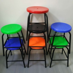 22-tube Bold Reinforced Plastic Stool Four-legged Round Stool Special Anti-static Round Stool for Car Assembly Line