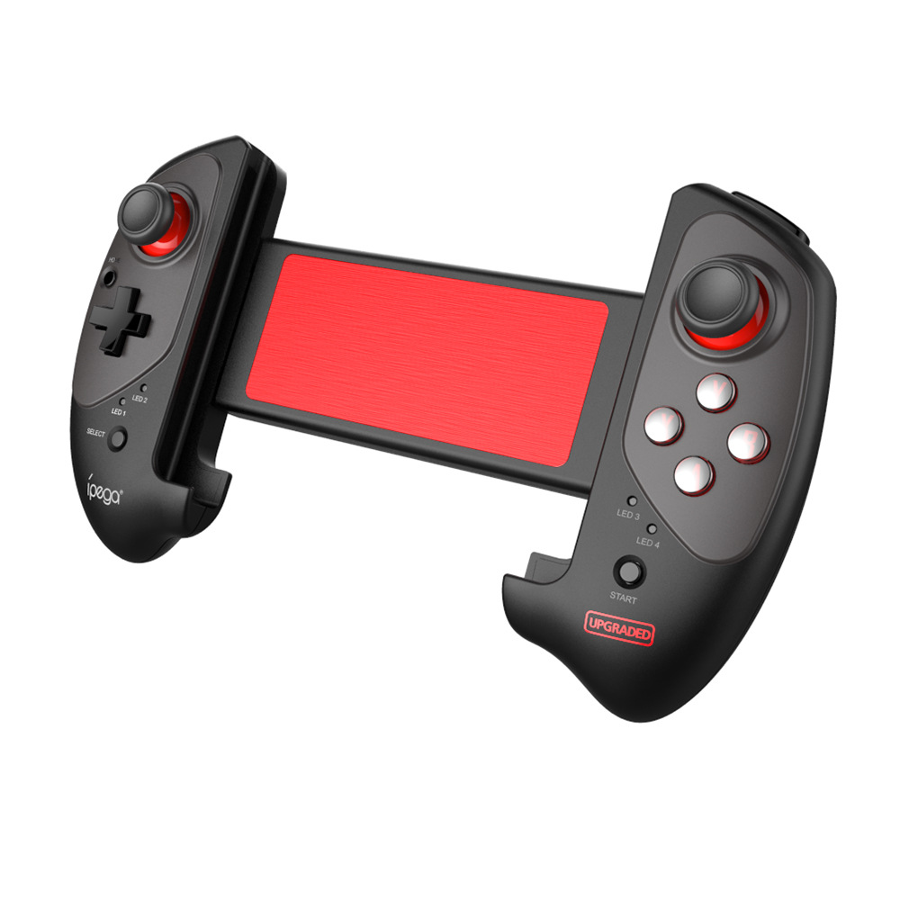 PG9083S murciélago rojo inalámbrico Bluetooth juego de estiramiento Mango para Android IOS conexión directa GamePad