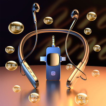 跨境新款蓝牙无线耳麦带大话筒无线直播聊天好声K歌喊麦直播带货