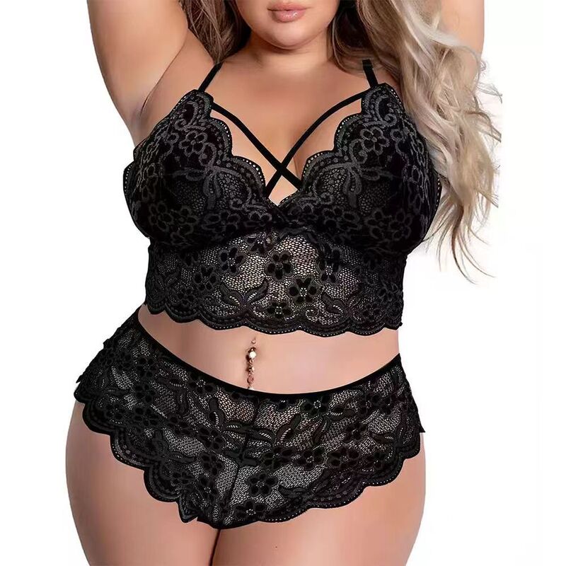 Foreign Trade European and American Style Sexy Lingerie, Three-Point Lace See-Through Bra and Panty Set, Supports Dropshipping and Wholesale Foreign Trade European and American Style Sexy Lingerie, Three-Point Lace See-Through Bra and Panty Set, Supports Dropshipping and Wholesale