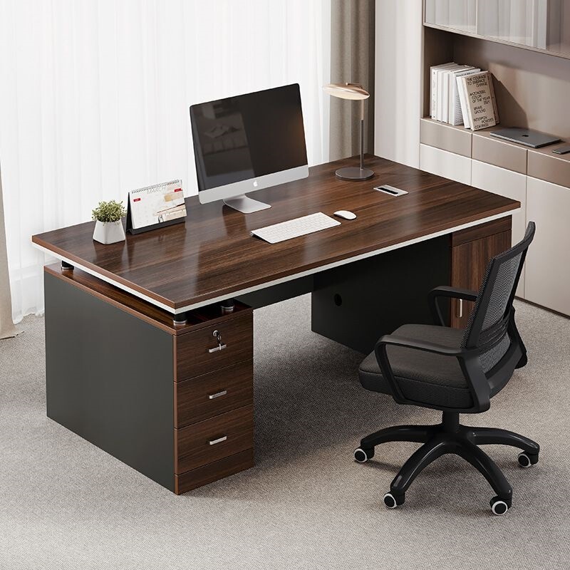 Office Desk Unit, Computer Desk, Simple Modern Table and Chair Set, Office Staff Desk, Executive Desk, Home Desk