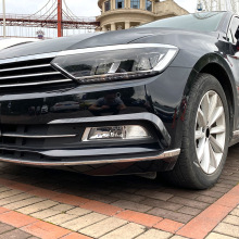 适用大众迈腾（海外帕萨特） Passat B8前杠风刀雾灯饰条车贴改装