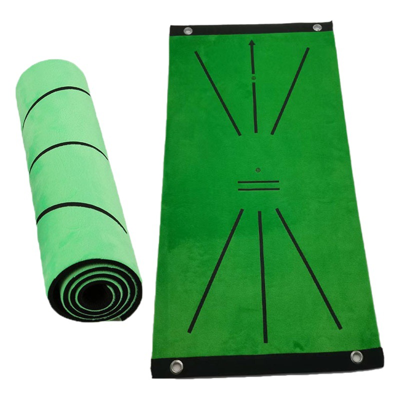 Tapete de práctica de golf, tapete de entrenamiento para interiores y exteriores, tapete de entrenamiento con marcas de chipping, tapete para pelotas de golf, gran venta.