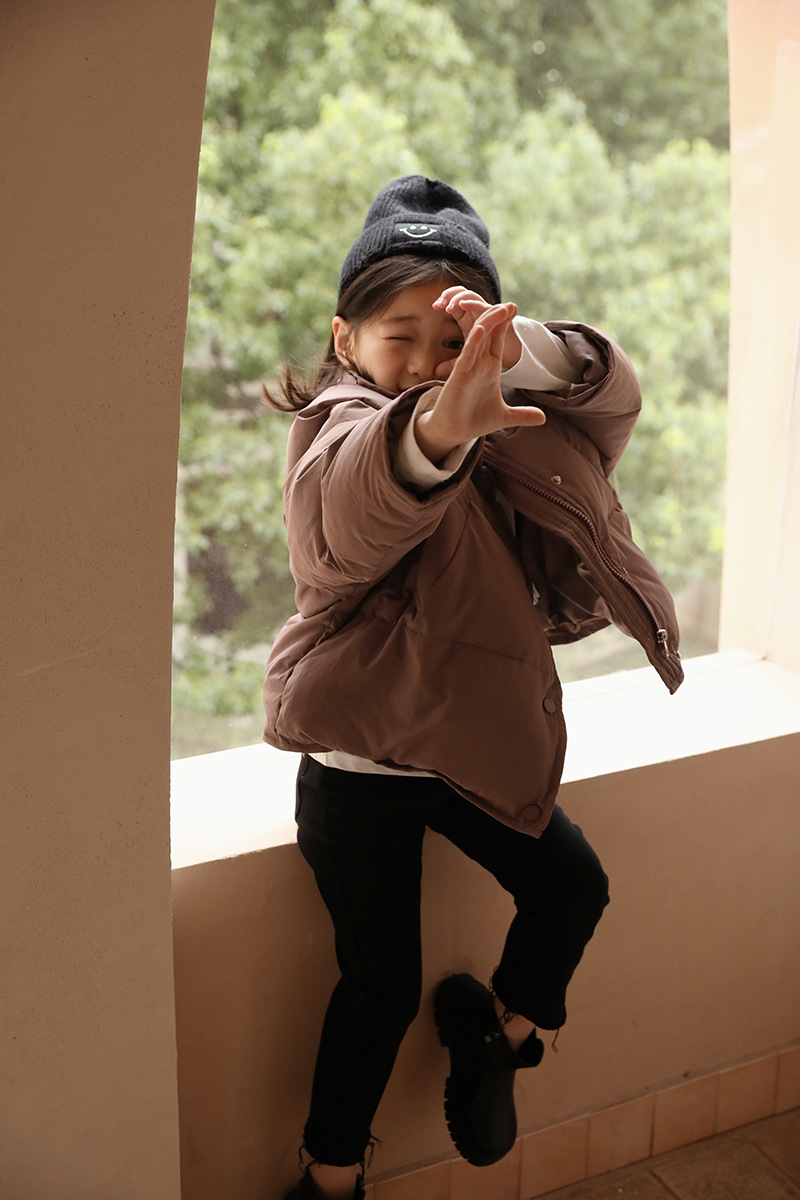 Streetwear Solid Color Polyester Boys Outerwear display picture 24