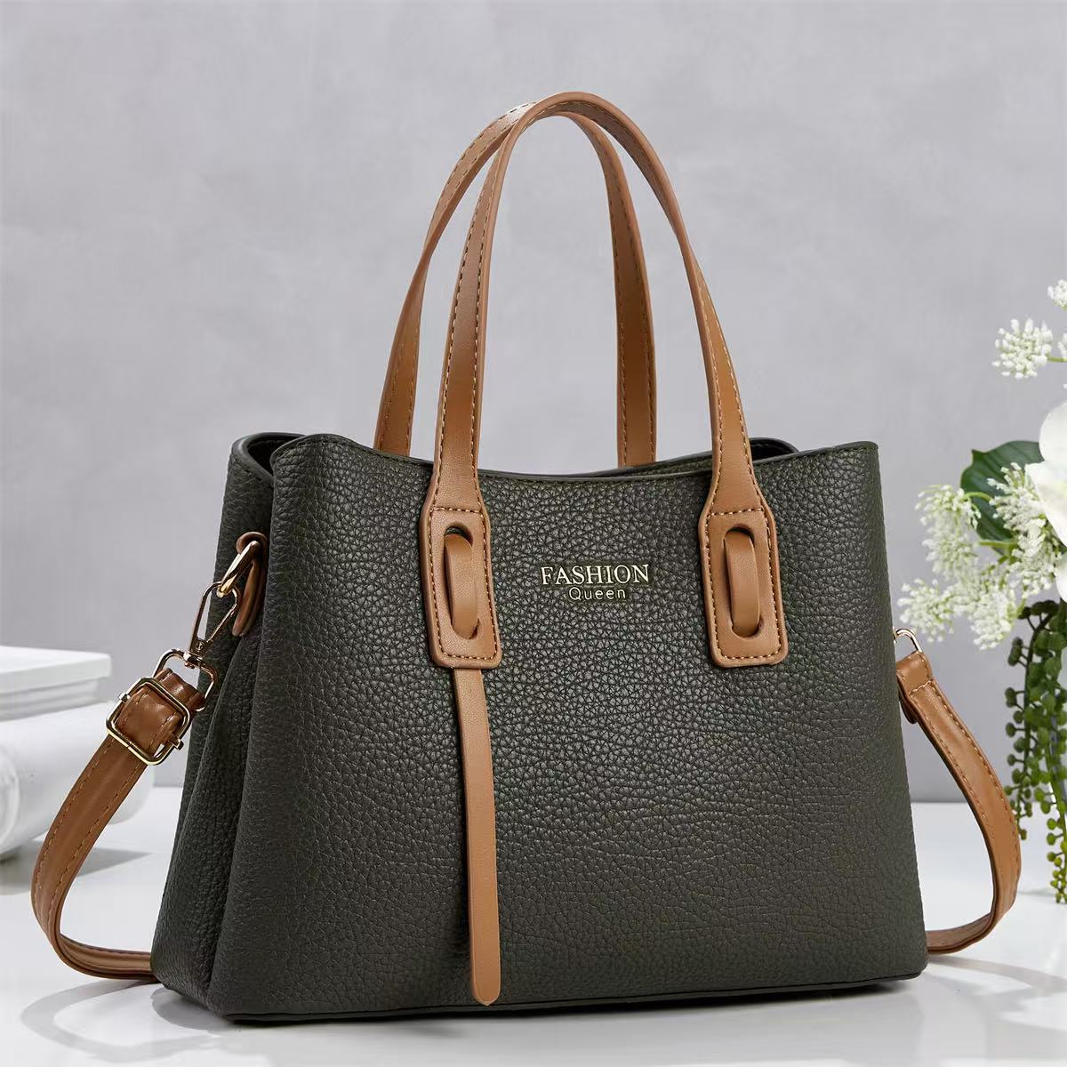 Bolso de moda casual temperamento color sólido versátil mochila de viaje diario bolsas de hombro transfronterizas