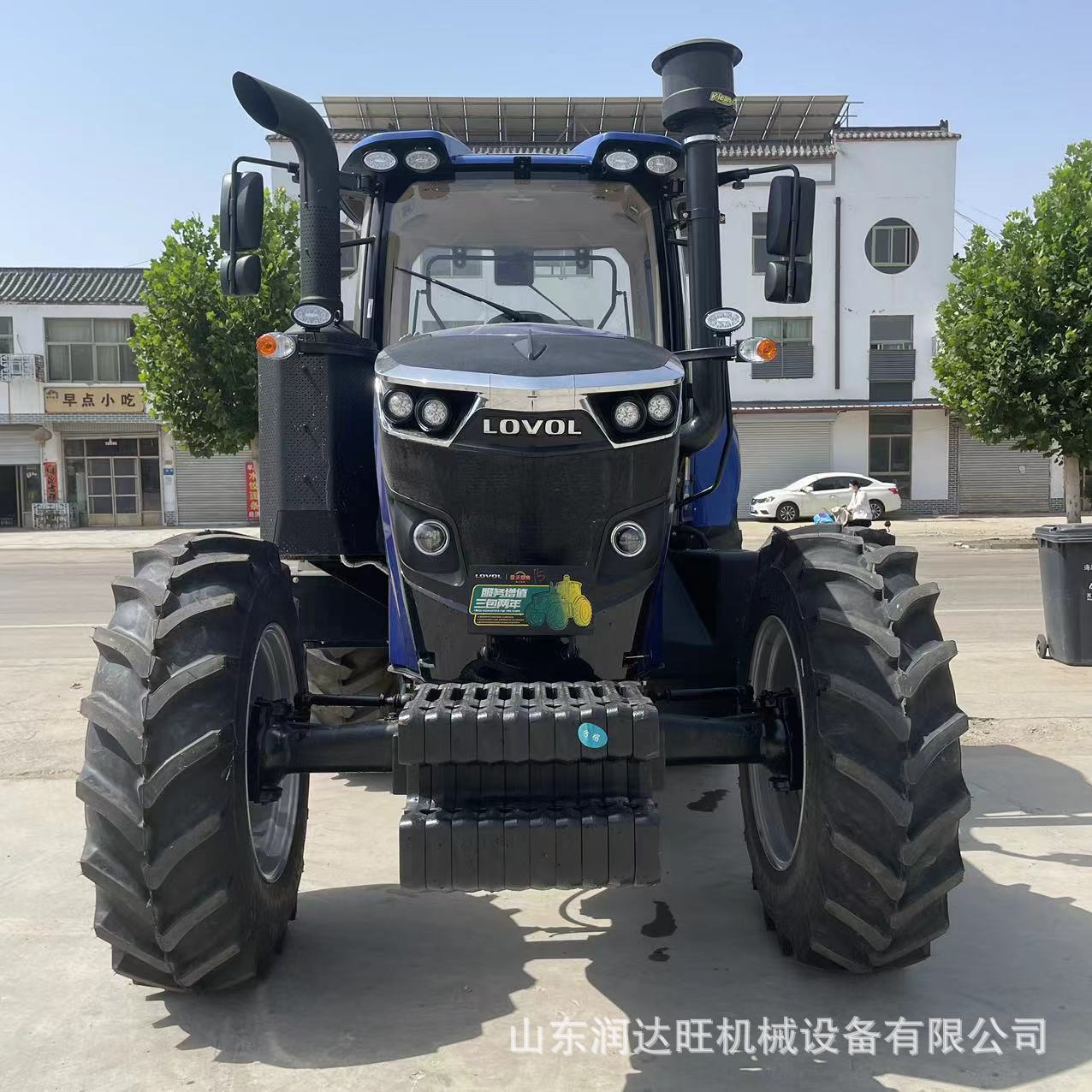 大型雷沃欧豹2004拖拉机新机带补贴农田耕地犁田六缸轮式拖拉机