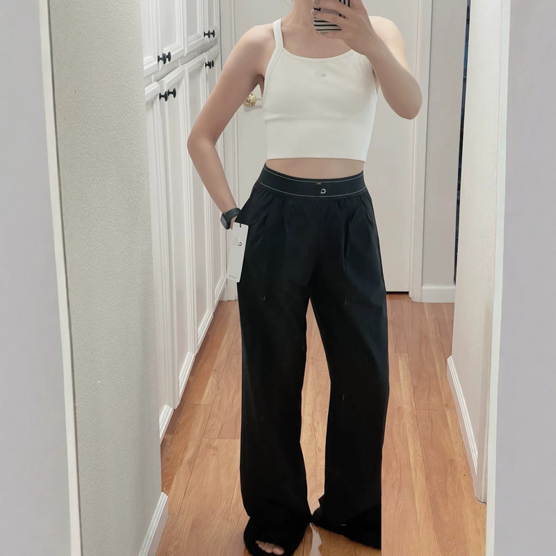 In-Stock Alio Gt Quick-Dry Slimming Women's Straight Wide-Leg Pants with Drape Effect Woven Yoga Sports Casual Trousers In-Stock Alio Gt Quick-Dry Slimming Women's Straight Wide-Leg Pants with Drape Effect Woven Yoga Sports Casual Trousers