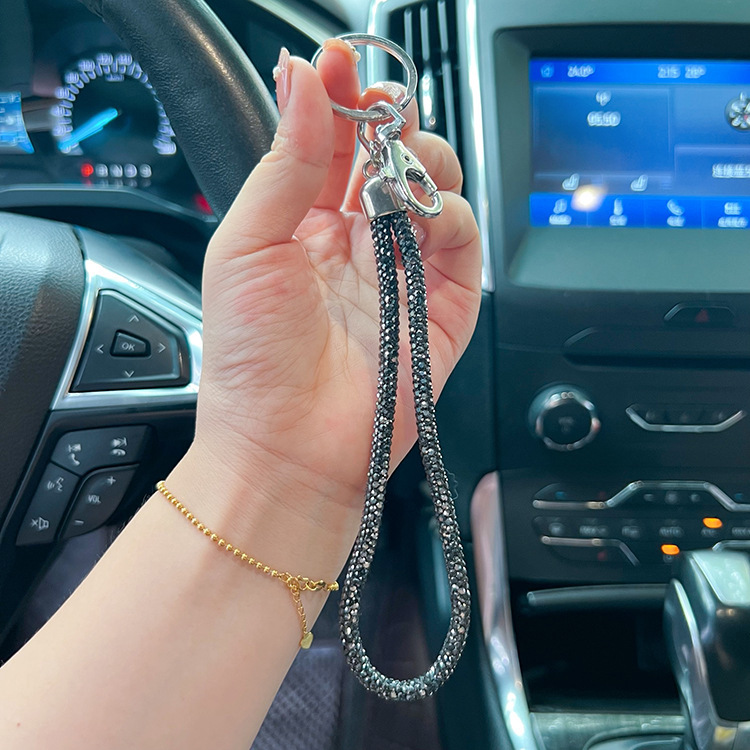 22g Weight Bag Pendant, Keychain Classification 1 Piece Quantity Holiday, Daily Occasion Rhinestone Material Solid Color Pattern Unisex Gender 1 Piece Solid Color Rhinestone Unisex Bag Pendant Keychain 8