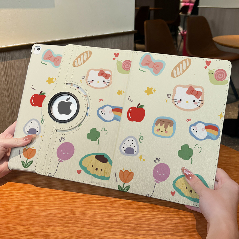 360 ° Rotating Leather Case Suitable for Huawei Matepad11 Tablet Protective Case Anti-Fall 2024 iPad Protective Case