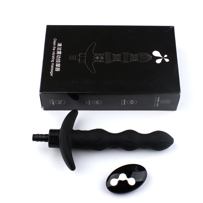 Remote-Controlled Anal Cleanser with Vibration, ABS Enema Tool for Men — detail image 11