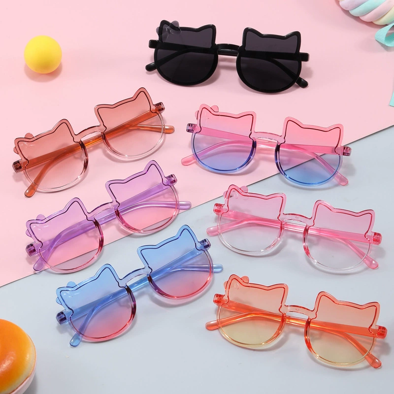 Детские солнцезащитные очки в цельной оправе, милый мультяшный бант, супер милые детские солнцезащитные очки, солнцезащитные очки с защитой от ультрафиолета