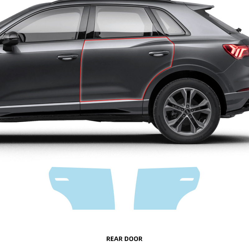 19-24 Audi Q3 máquina cortada TPU película de revestimiento de automóvil invisible película transparente película de pintura especial película protectora especial para automóviles